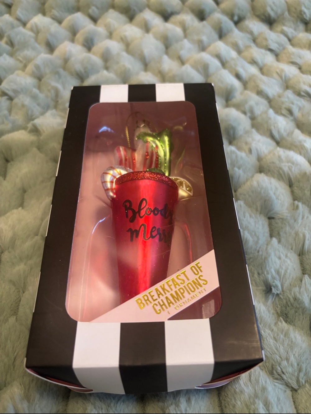 Holiday Christmas Ornament Bloody Merry